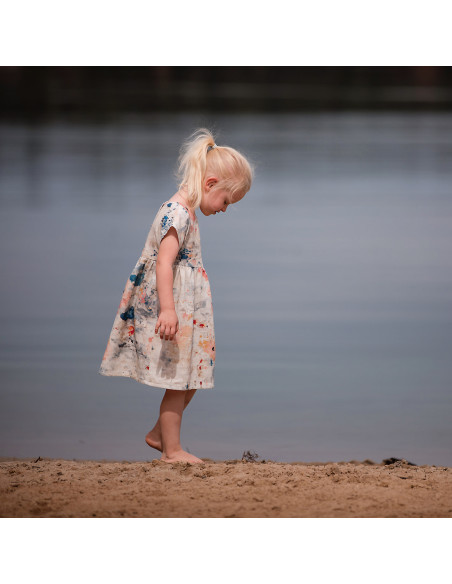 Cranberry, toile legere lin viscose misty rose see you at six