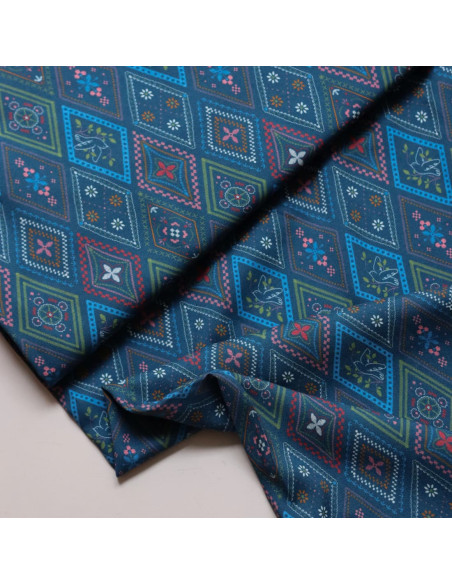 cranberry popeline de viscose ecovero cottage lise tailor