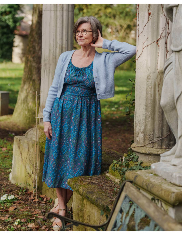 cranberry popeline de viscose ecovero cottage lise tailor