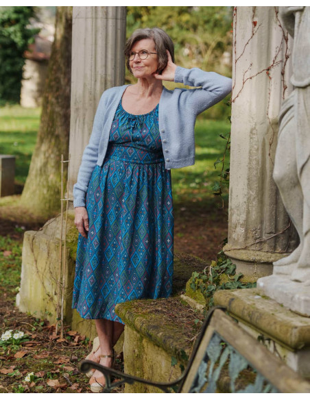 cranberry popeline de viscose ecovero cottage lise tailor