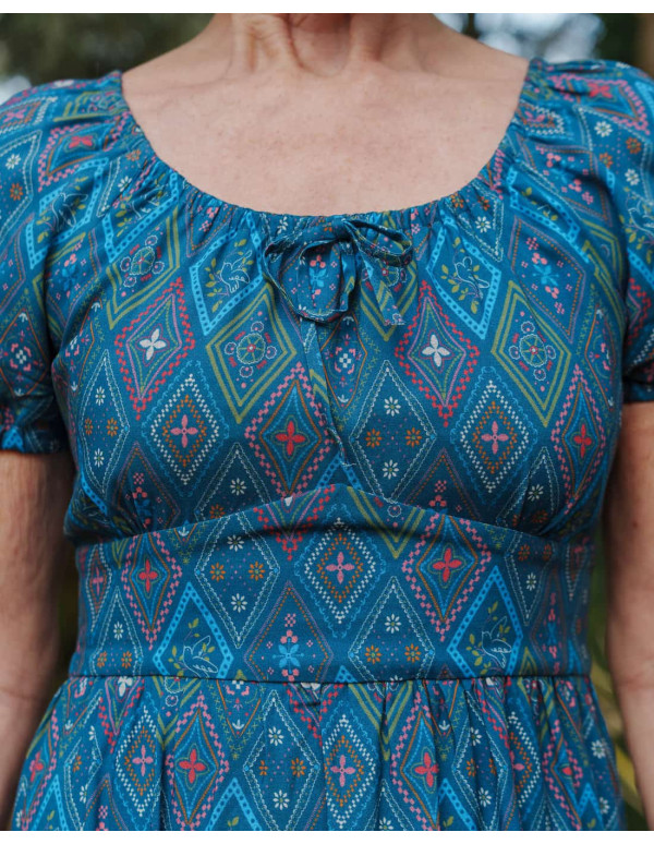 cranberry popeline de viscose ecovero cottage lise tailor