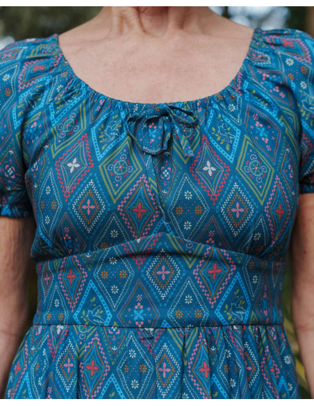 cranberry popeline de viscose ecovero cottage lise tailor