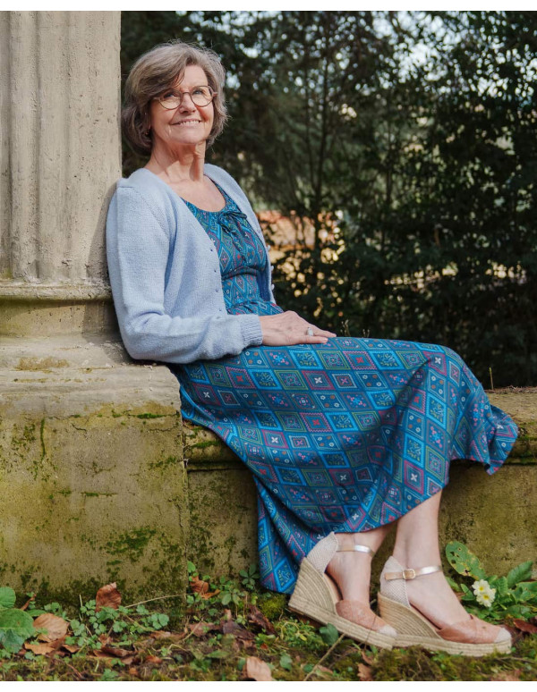 cranberry popeline de viscose ecovero cottage lise tailor