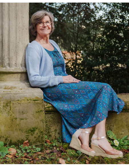 cranberry popeline de viscose ecovero cottage lise tailor