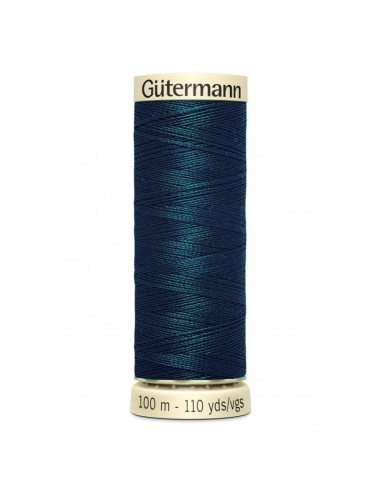 Cranberry Fil Gütermann 100m 100% Polyester Bleu vert canard 764