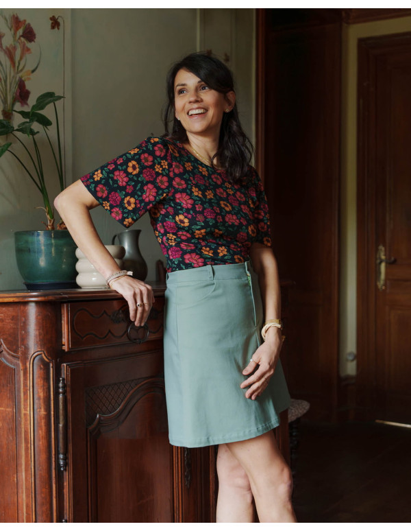 cranberry jersey de viscose step et fsc dalia cousinade lise tailor