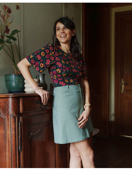 cranberry jersey de viscose step et fsc dalia cousinade lise tailor