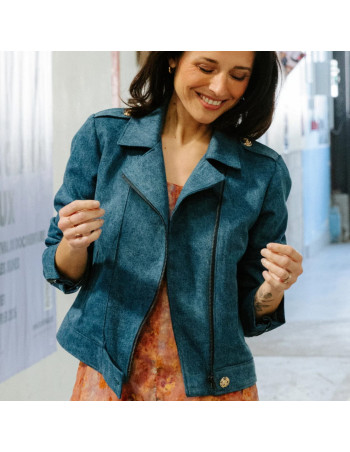 Cranberry patron couture femme blouson perfecto misfit du 34 au 52 maison fauve 2