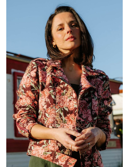 Cranberry patron couture femme blouson perfecto misfit du 34 au 52 maison fauve
