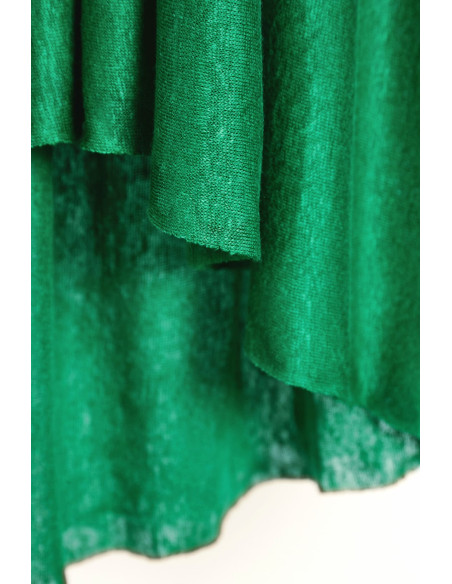 Cranberry, Jersey de lin vert grenouille, Fine linen knit jolly green, Mind the Maker