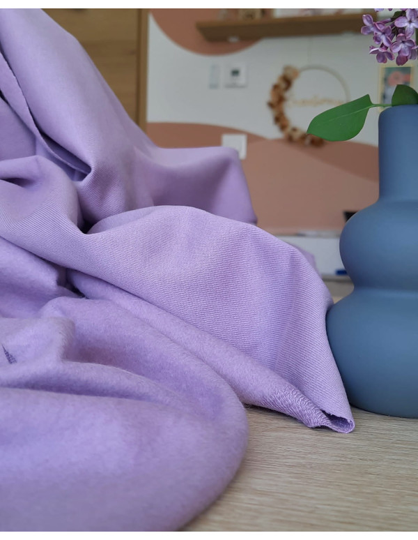 Cranberry sweat gratte de coton biologique interieur doux violet lilas pastel 3089 purple rhapsody CPauli