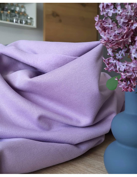 Cranberry sweat gratte de coton biologique interieur doux violet lilas pastel 3089 purple rhapsody CPauli