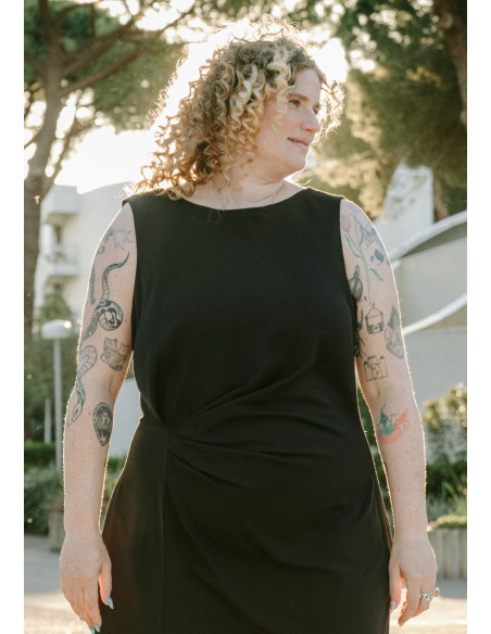 Cranberry patron pochette femme robe twist sezane like du 34 au 52 Maison fauve