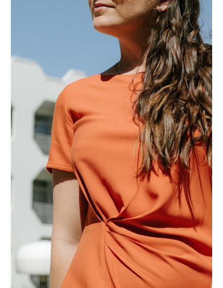 Cranberry patron pochette femme robe twist sezane like du 34 au 52 Maison fauve