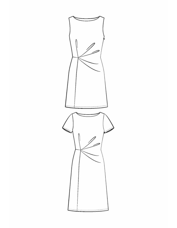 Cranberry patron pochette femme robe twist sezane like du 34 au 52 Maison fauve