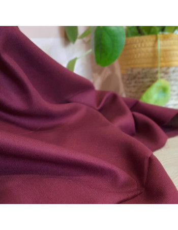 Cranberry, twill de coton biologique prune zinfandel cpauli n3831-3058