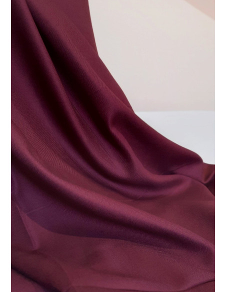 Cranberry, twill de coton biologique prune zinfandel cpauli n3831-3058