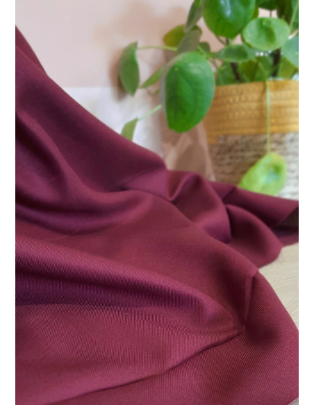 Cranberry, twill de coton biologique prune zinfandel cpauli n3831-3058