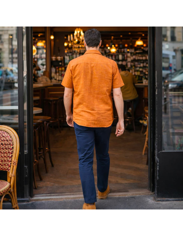 Cranberry, Patron homme chemise Emilio du XS au XXXL super bison