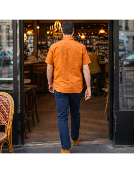 Cranberry, Patron homme chemise Emilio du XS au XXXL super bison