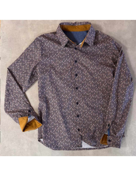 Cranberry, Patron homme chemise Emilio du XS au XXXL super bison