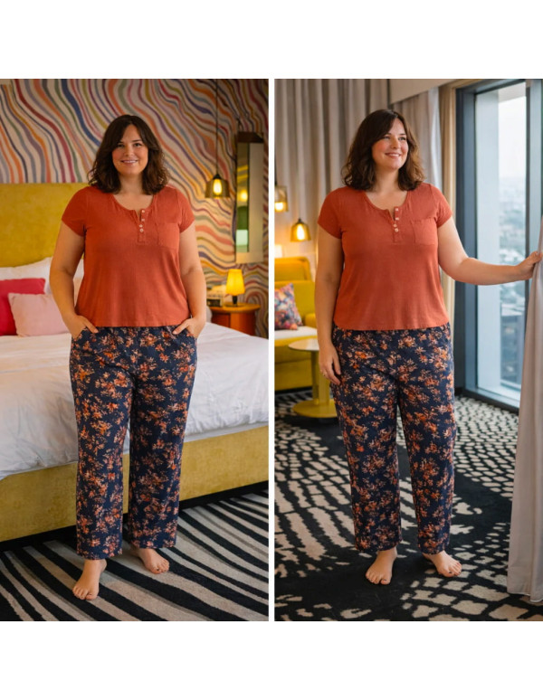 Cranberry patron femme tshirt et pyjama dolce du 32 au 52 super bison