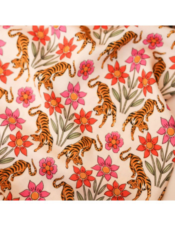 cranberry popeline de viscose ecovero fauves lise tailor tigres