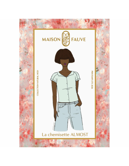 Cranberry patron femme chemisette Almost du 34 au 52 Maison fauve