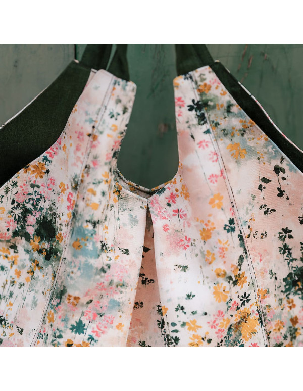Cranberry, gabardine de coton garden sky see you at six
