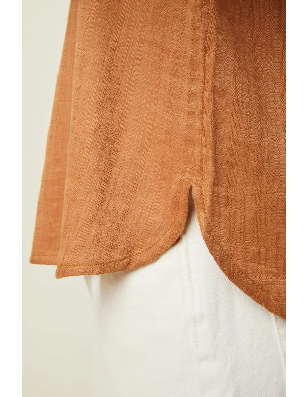 Cranberry, Coton Viscose Flake Pecan Pie, Atelier Brunette