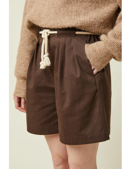 Cranberry patron femme le pantalon short du 34 au 44 atelier brunette