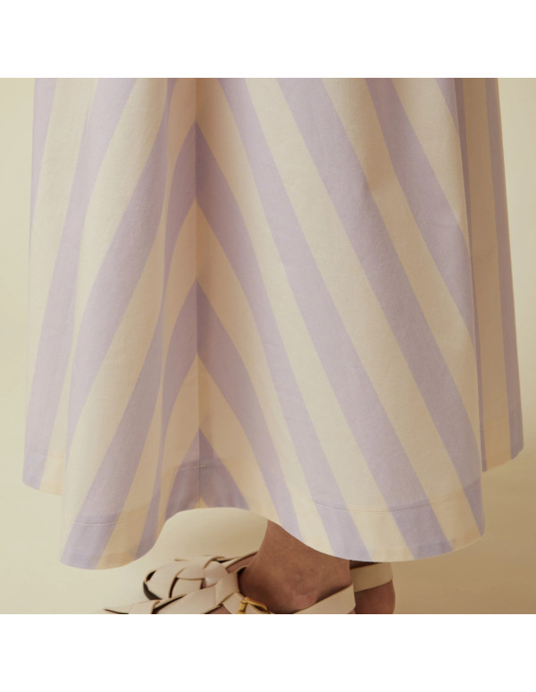 Cranberry tissu de coton stripes jelly purple atelier brunette rayures mauve