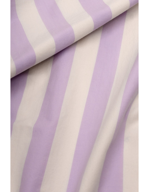 Cranberry tissu de coton stripes jelly purple atelier brunette rayures mauve