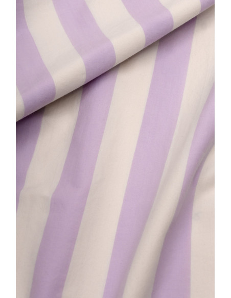 Cranberry tissu de coton stripes jelly purple atelier brunette rayures mauve
