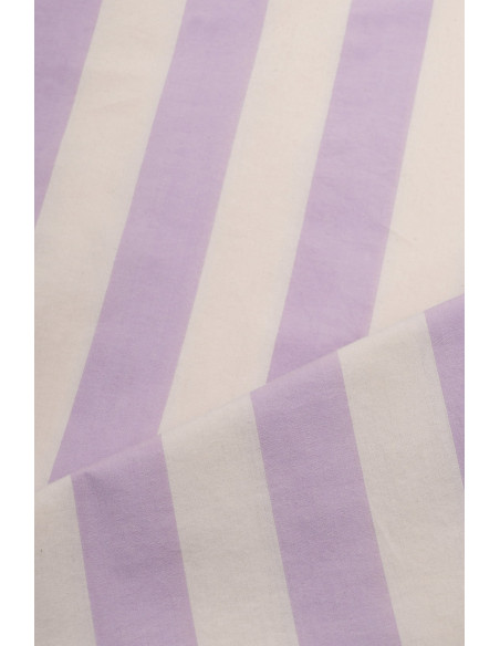 Cranberry tissu de coton stripes jelly purple atelier brunette rayures mauve
