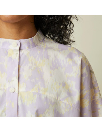Cranberry tissu de coton mika atelier brunette mauve jaune 2