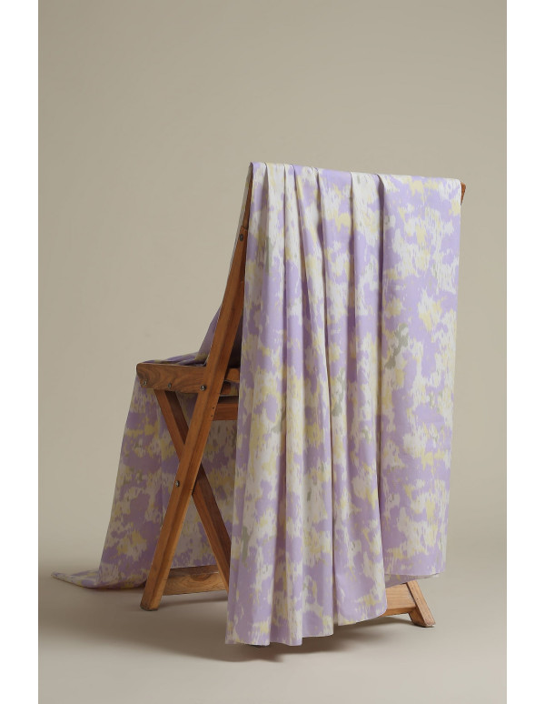 Cranberry tissu de coton mika atelier brunette mauve jaune
