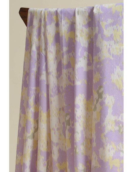 Cranberry tissu de coton mika atelier brunette mauve jaune