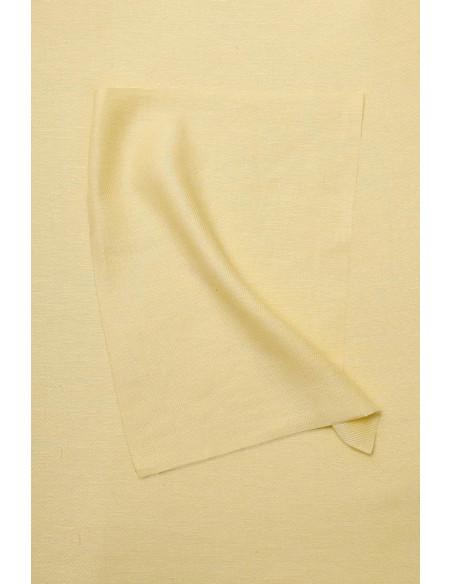 Cranberry twill lin viscose livaeco vanilla ice atelier brunette linen twill jaune pastel