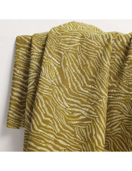 Cranberry, toile legere tissu lin viscose livaeco sya vert dreamy twilight atelier brunette