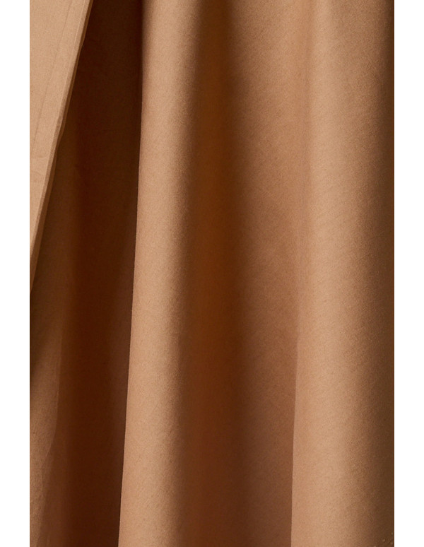 cranberry popeline de coton pecan pie atelier brunette marron camel