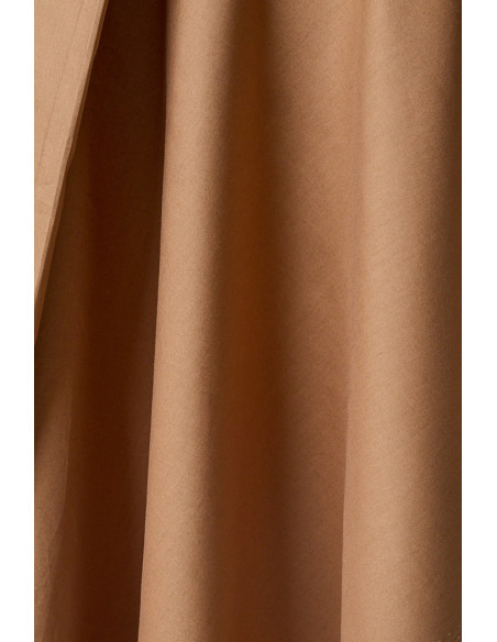 cranberry popeline de coton pecan pie atelier brunette marron camel