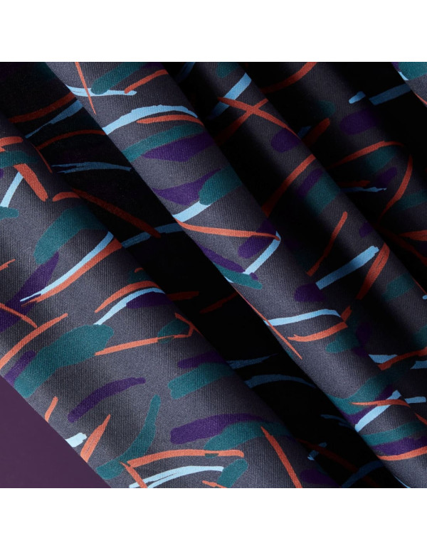 cranberry twill de viscose fuji night fond bleu nuit atelier brunette