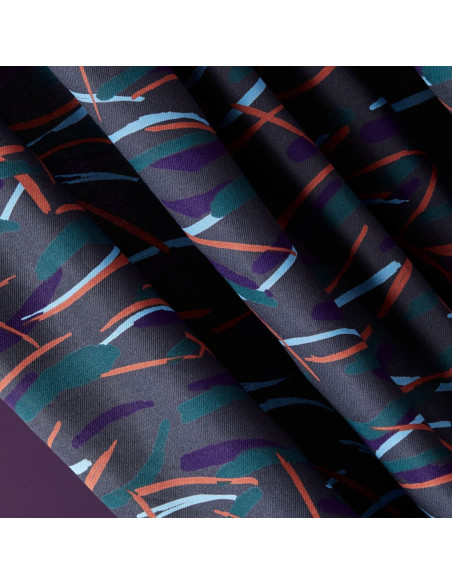cranberry twill de viscose fuji night fond bleu nuit atelier brunette