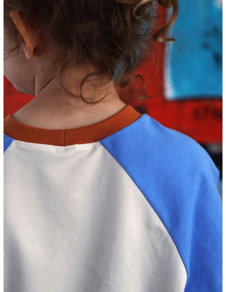 Cranberry, patron couture Marmai patterns pochette enfant mixte kids, Tshirt raglan et short bermuda 3 au 12 ans