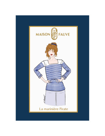 Cranberry patron pochette femme mariniere pirate du 34 au 52 maison fauve