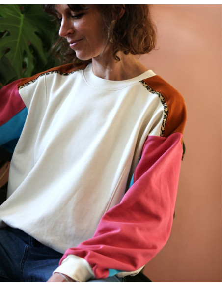 Cranberry, Patron pochette duo Femme Homme Mixte Sweat twister du 2XS au 4XL Marmai patterns