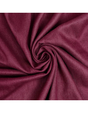 Cranberry twill lin viscose livaeco velvet syrah atelier brunette linen twill lie de vin