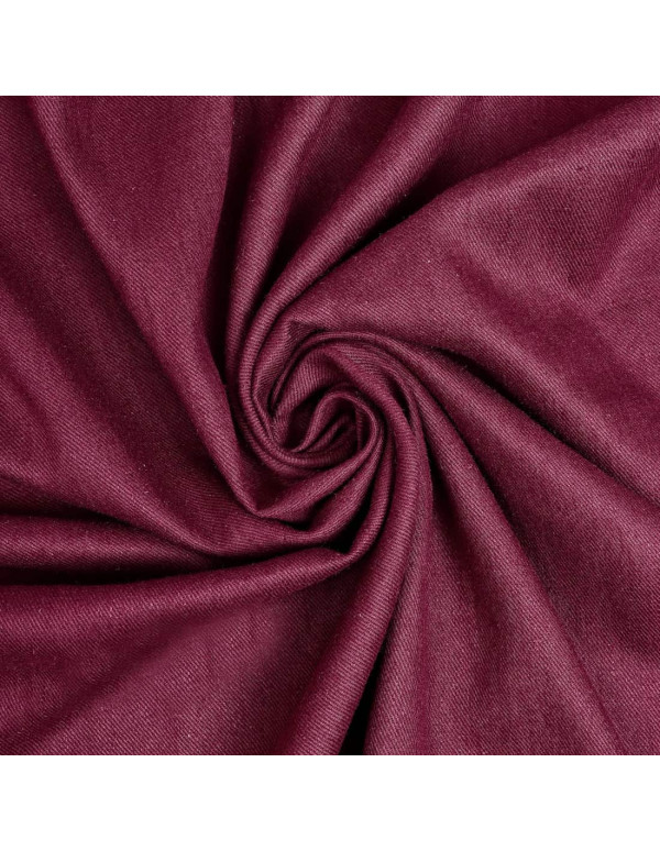 Cranberry twill lin viscose livaeco velvet syrah atelier brunette linen twill lie de vin