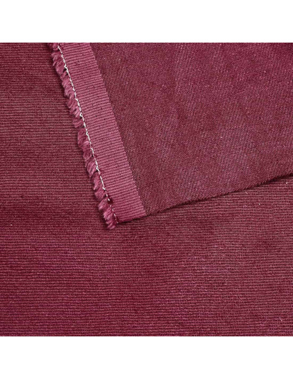 Cranberry twill lin viscose livaeco velvet syrah atelier brunette linen twill lie de vin